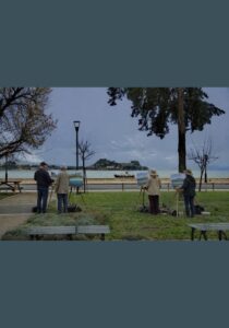 Υπαίθρια ζωγραφική στο Άλσος Ανεμόμυλου Κέρκυρα